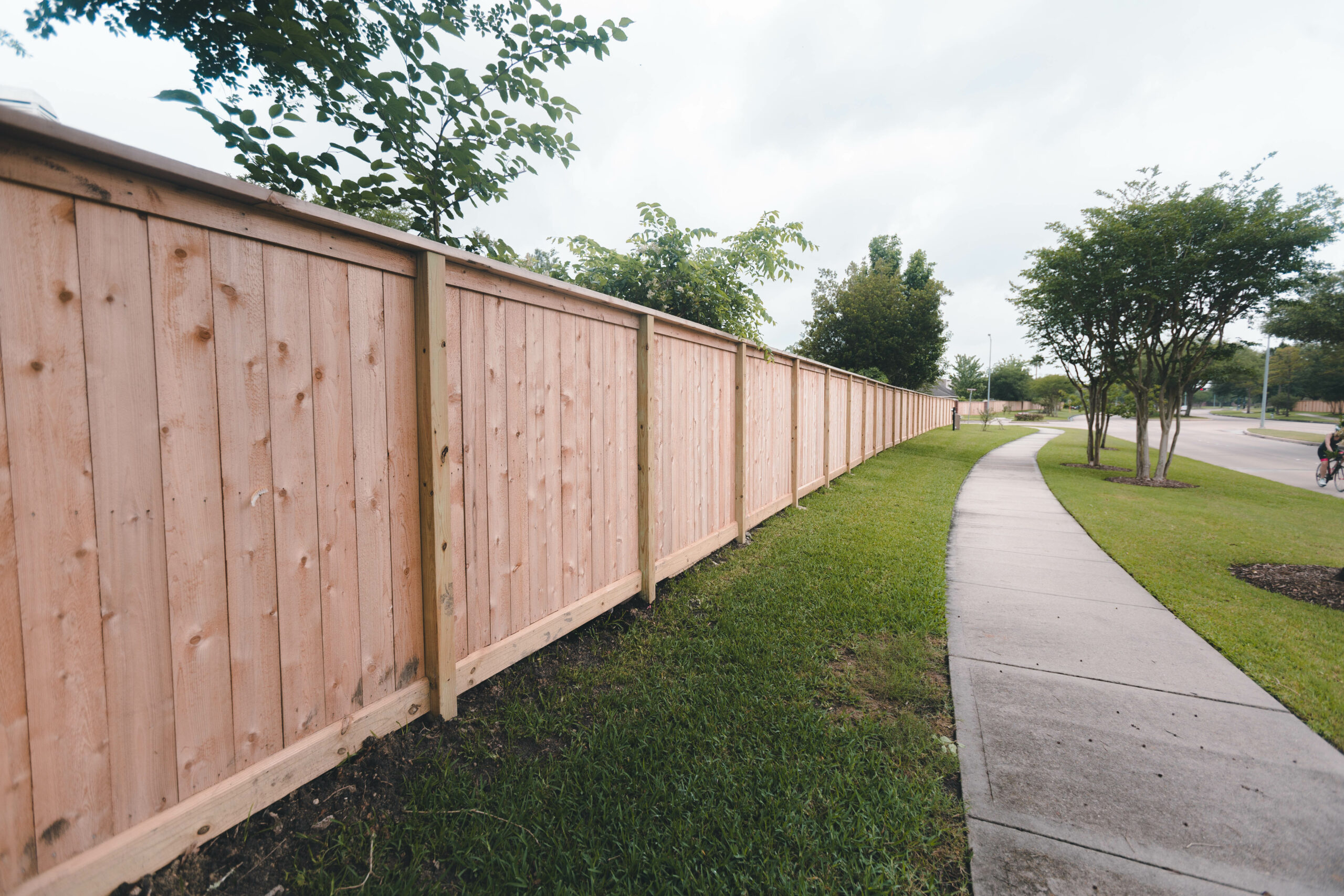 Wood fence in Houston fence