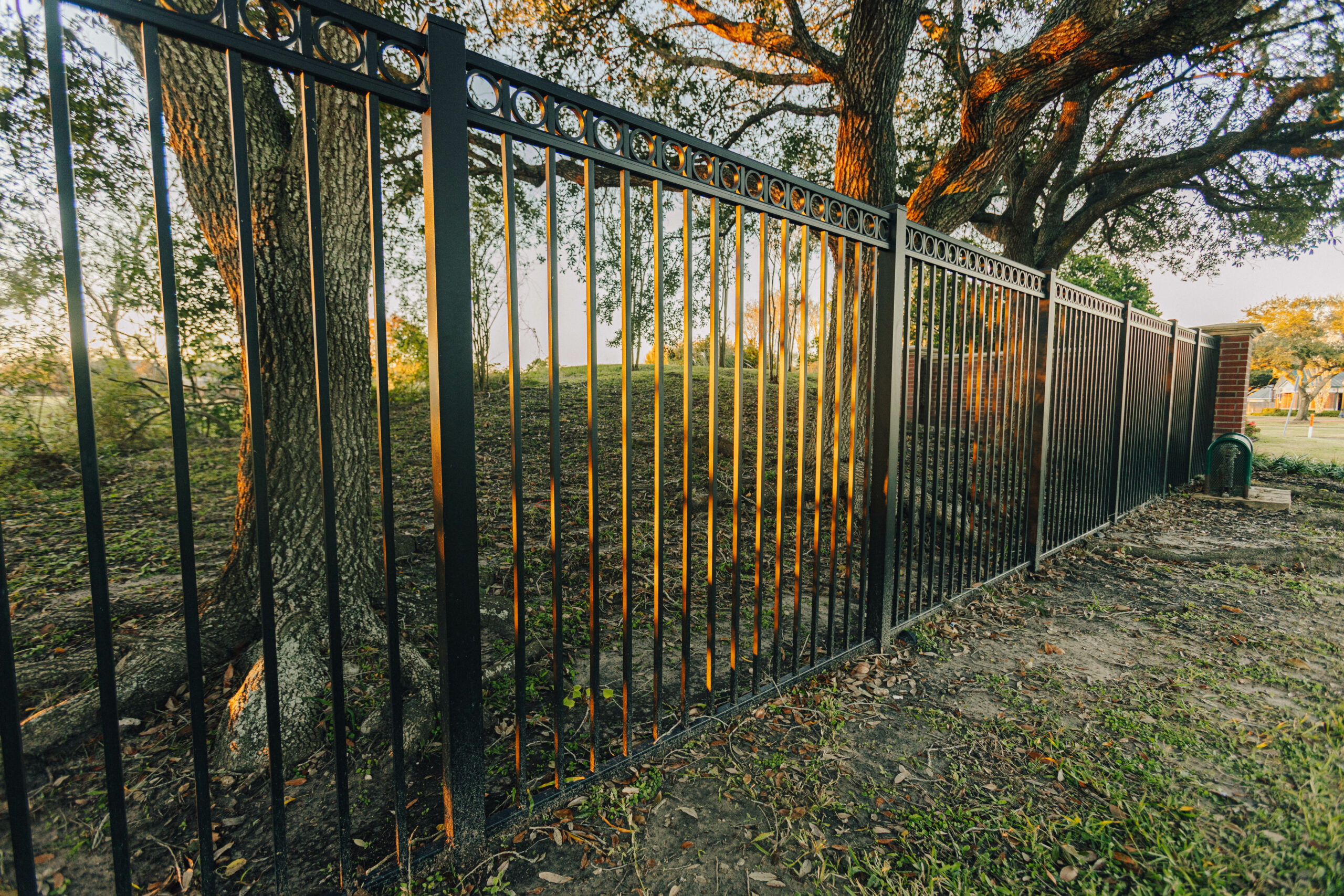 Ornamental Iron Fence Installation in Houston