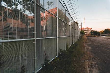 Security fence in Houston, TX