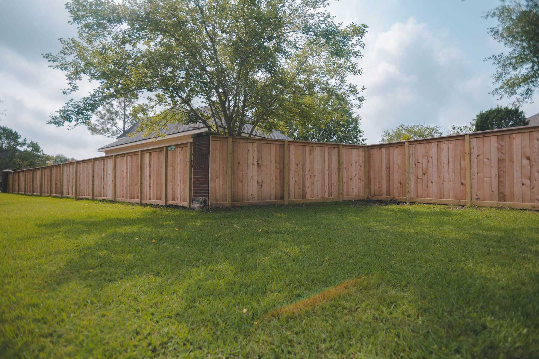 Wood fence Houston, TX